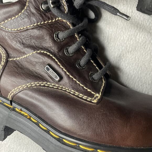 Vtg Dr. Martens 9271 Made in England Brown Leather Boots MIE UK 7 Near MINT main image 15